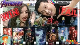 Vasos Avengers Endgame I Promo Cinemex I Take My Money I Blogeekeando