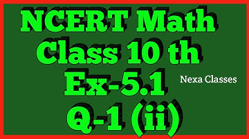 Class 10th Ex-5.1 Q-1(ii) NCERT Math | Chapter 5 | Arithmetic Progression ||