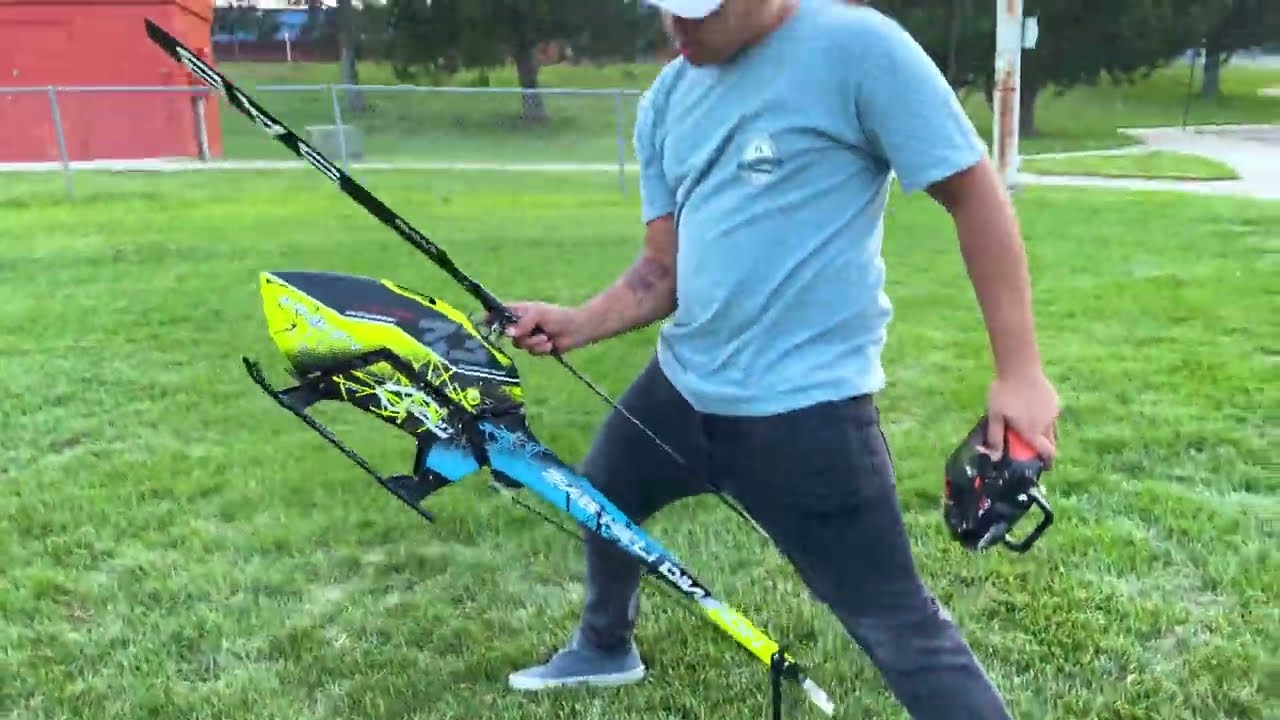 Flying the Goblin 580 RC Helicopter 6s
