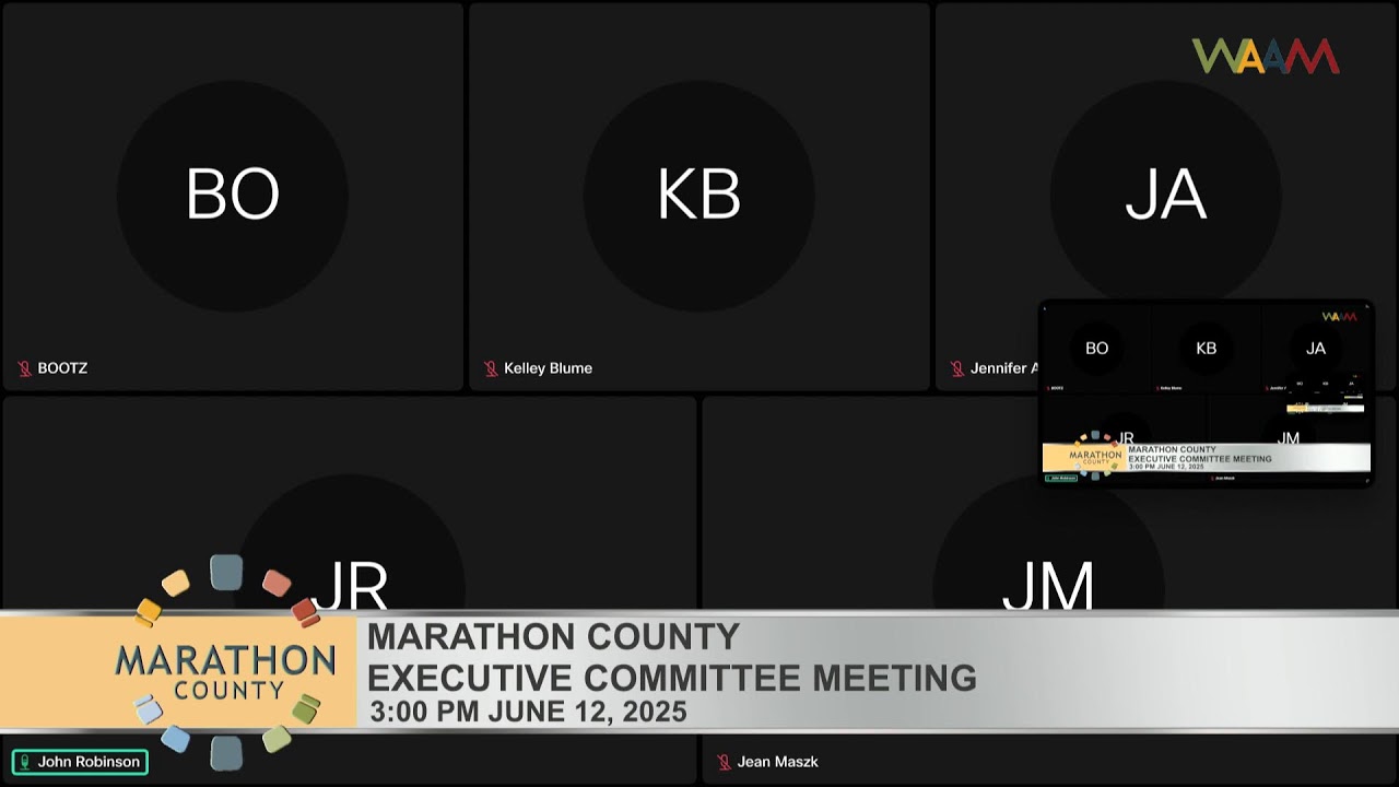 Marathon County Executive Committee Meeting - 6/12/2025