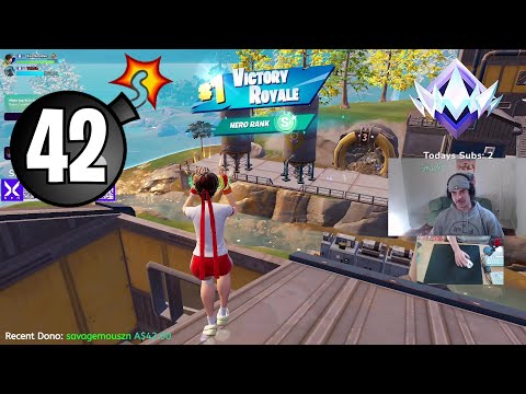 40 Bomb Ranked Zero Build Win
