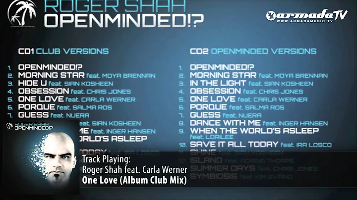 Roger Shah feat. Carla Werner - One Love (Album Cl...