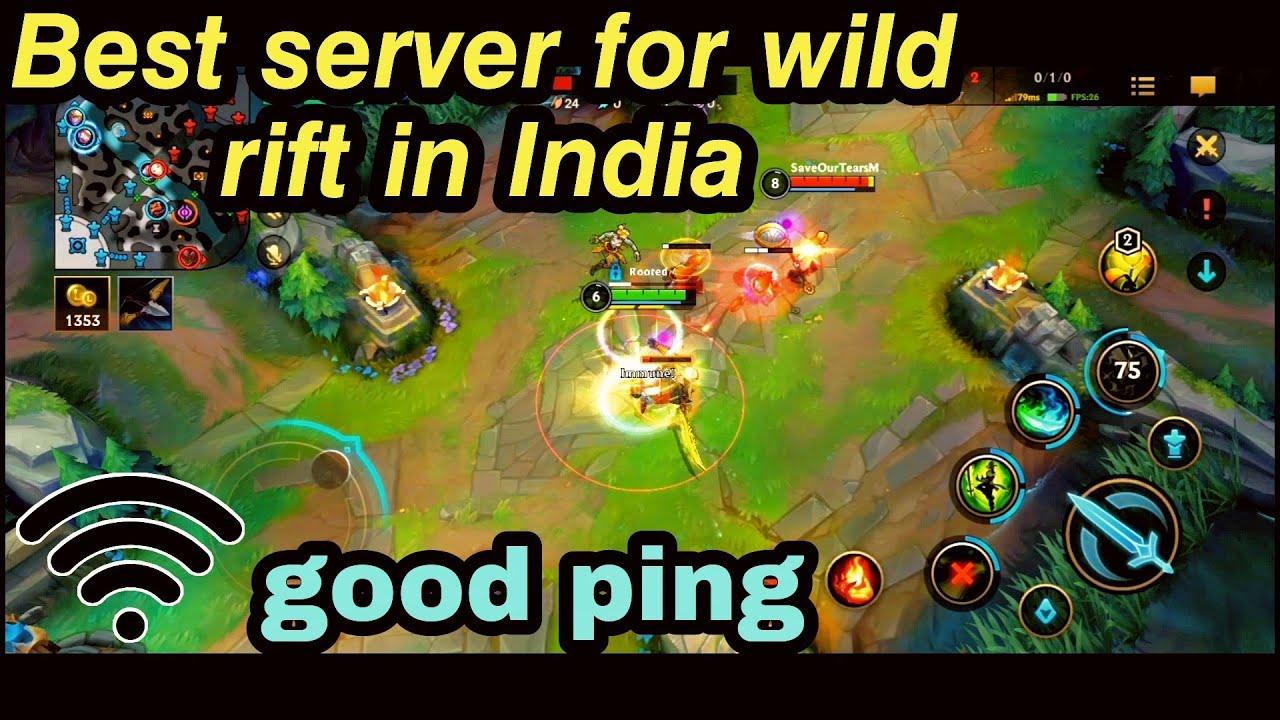 Best server for play wild rift in India|| wild rift india|| league of ...