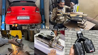 Installing Loud Exhaust In my POLO GT TSI 🔊 | POLO GT TSI MODIFIED | Hotest hatch modified? 🔥😍