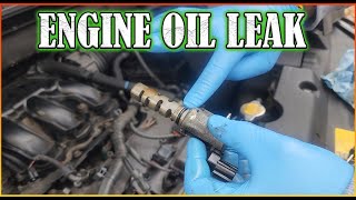 Repair Leaking Engine Oil Due to Bad O-ring Seals VVT Solenoid