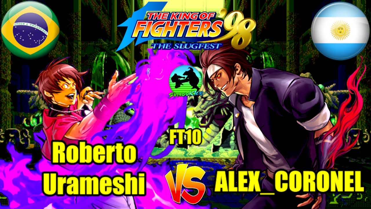 // KOF 98 //🇧🇷Roberto_Urameshi🇧🇷 🆚 🇦🇷Alex_Coronel🇦🇷 FT10 Ranked Match ...