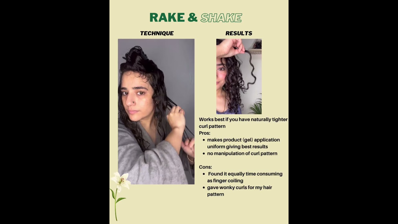 Styling technique 1 : rake & shake 