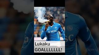 Lukaku Goallllllll And He Enjoys It shorts ai viral napoli