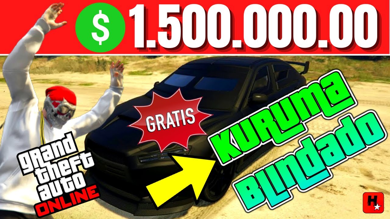 $1.500.000.00 +1 Carro GRÁTIS (Kuruma Blindado) GTA Online