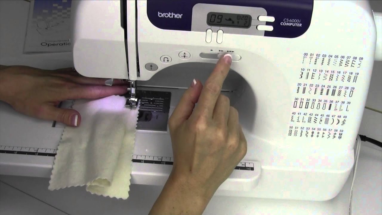 How to use the Brother Sewing Machine Blind Stitch Foot 