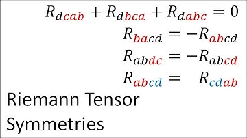 Tensor Calculus 23: Riemann Curvature Tensor Components and Symmetries