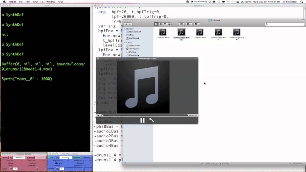 SuperCollider Mashup Machine Part 1
