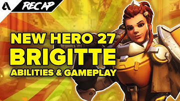Brigitte - Overwatch Hero 27 Ability & Gameplay Spotlight | Akshon Recap