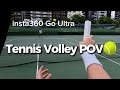 Insta360 Go Ultra Tennis Volley POV🎾