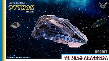 A Gank Frag Anaconda,a Krait and the Torp Plasma Python | Elite Dangerous PvP