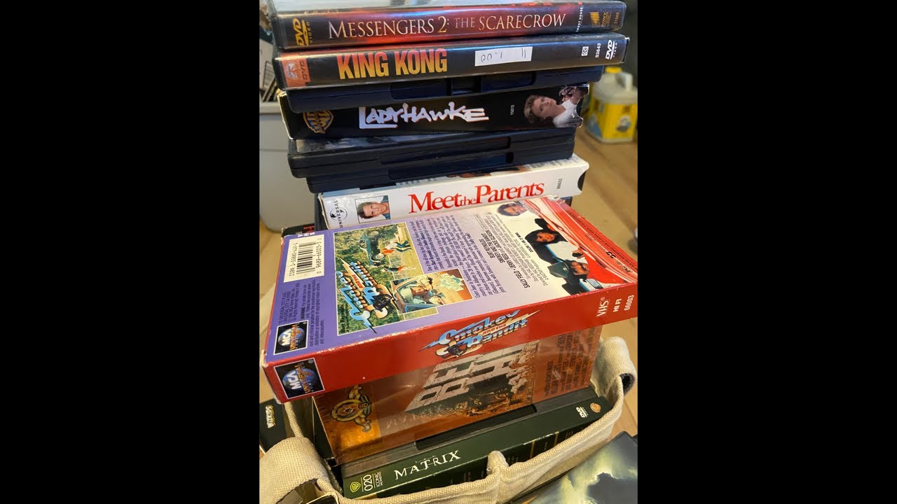 Thrifting for Movies Pickup Overview! DVDs, Blu-Rays, VHS + More!