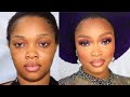 NIGERIAN BRIDAL MAKEUP AND GELE TRANSFORMATION TUTORIAL