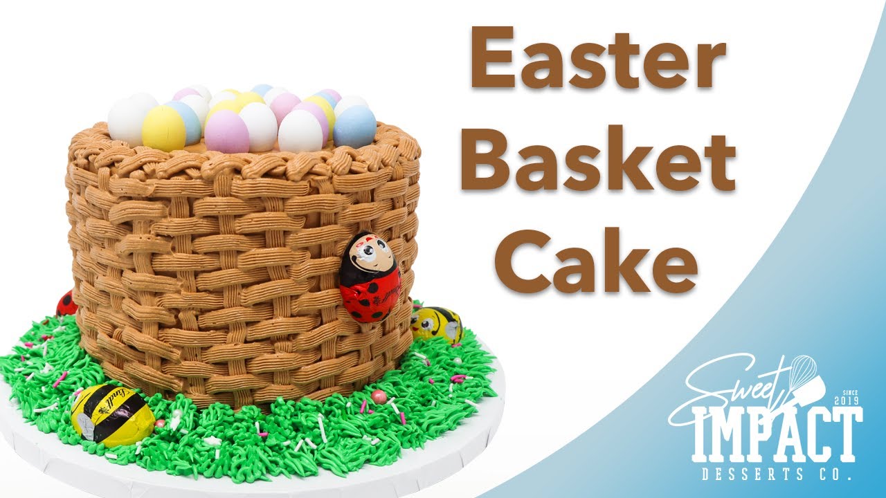 Easter Basket Cake | Sweet Impact #Shorts