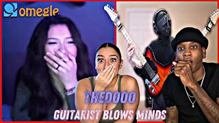 BRO WHAT?! | TheDooo - Guitarist BLOWS MINDS on Omegle with a DOUBLE GUITAR | REACTION