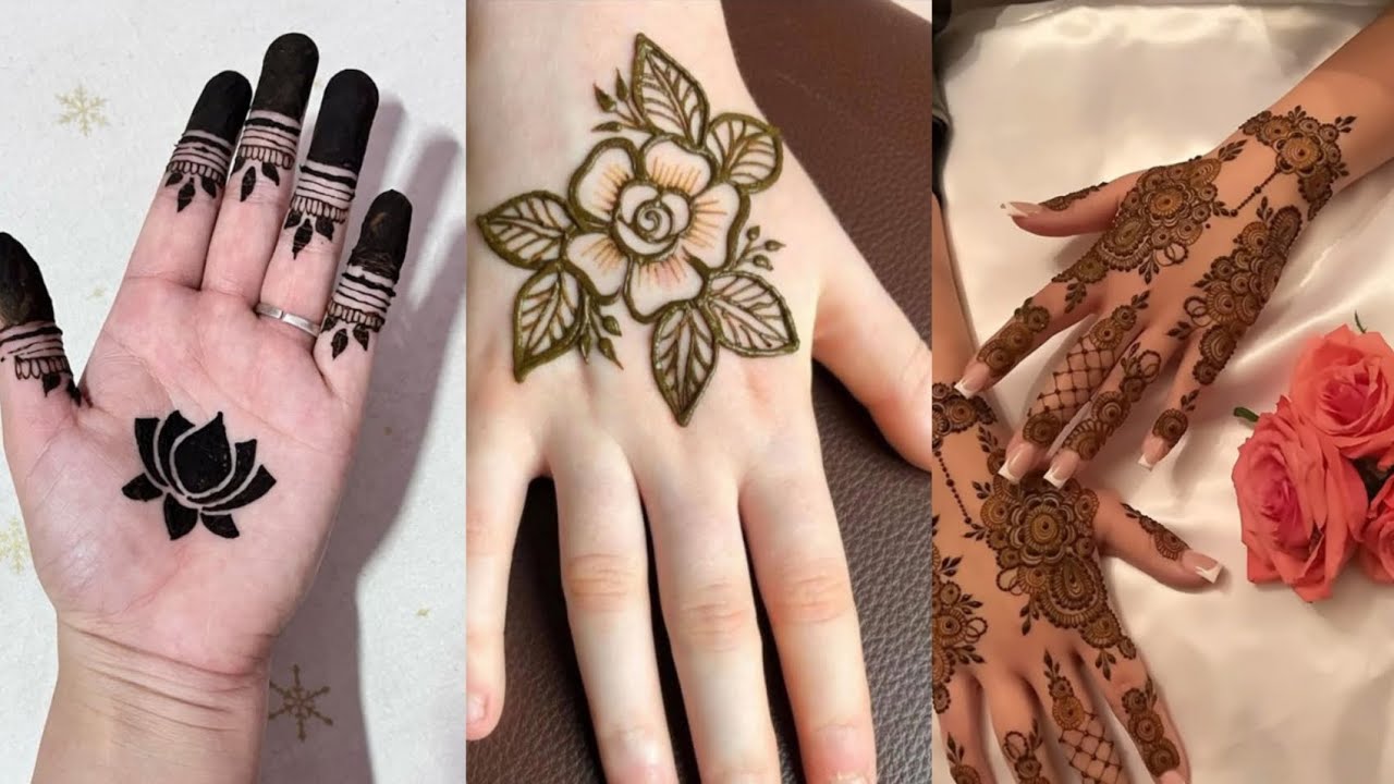 Ramadan Mubarak Aesthetic Hand Mehndi Designs - 2026 best mehndi designs 
