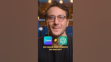 CHATGPT e CANVA agora JUNTOS! #inteligenciaartificial