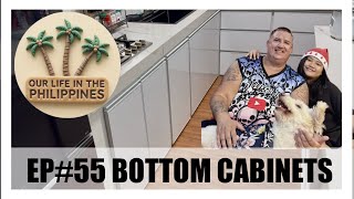 Modern Kitchen Progress: Custom Cabinet Install in the Philippines! 🇵🇭