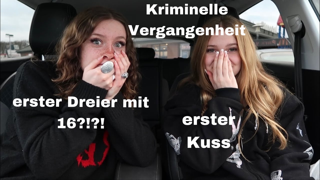 Mukbang: Spicy Fragen an meine kleine Schwester! Dreier? Erster Kuss