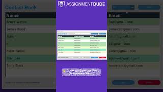 Digital Contact Book Project in Python