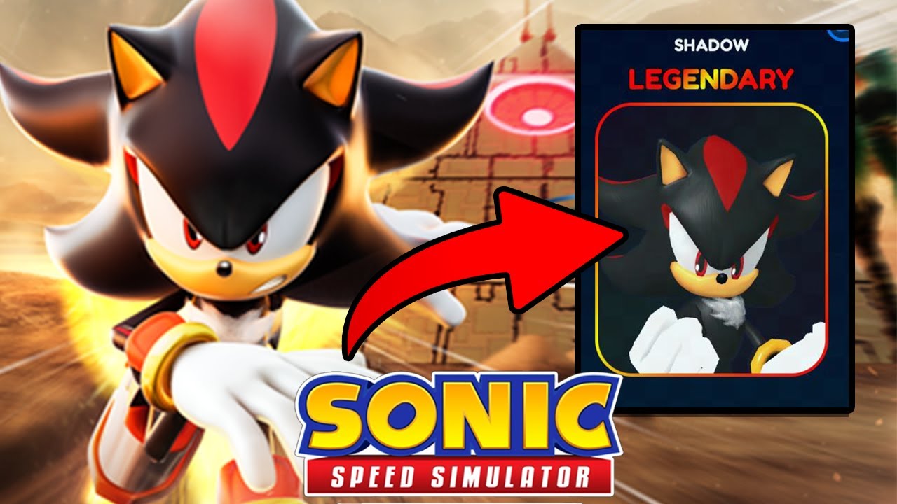 Shadow the Hedgehog in Sonic Speed Simulator Reborn