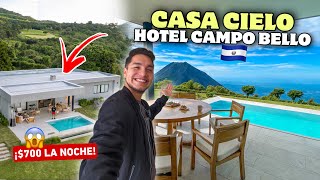 ¡$700 la noche! 🇸🇻😱 El HOTEL más COSTOSO de El Salvador 💰 Casa Cielo