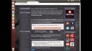 How To Install TV-Maxe Using A PPA On Ubuntu 14.10