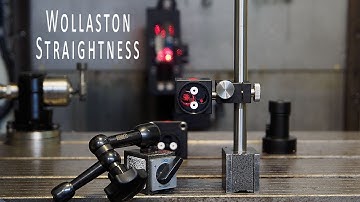 How to measure straightness with Wollaston optics.