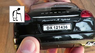 Inside a Porsche Panamera S Hybrid DX Diasaw Toys RC car 27 MHz SHORTER VIDEO