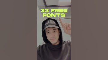 33 FREE FONTS for Commercial Use #freefonts #streetwear #typography