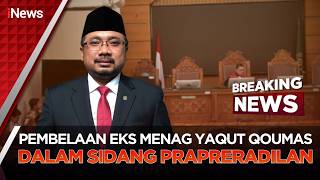 🔴BREAKING NEWS | PEMBACAAN REPLIK \u0026 DUPLIK SIDANG PRAPERADILAN MANTAN MENAG YAQUT (04/03)