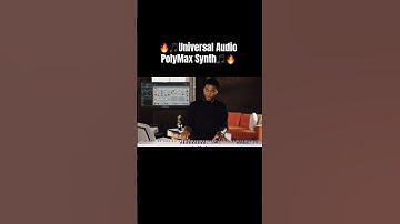 Let’s try out this @UniversalAudio PolyMax Synth! 🔥🔥🎵