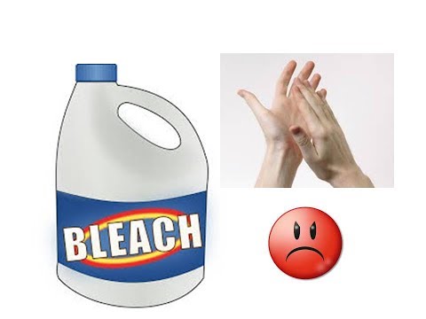 How to neutralize the scent of bleach on your hands