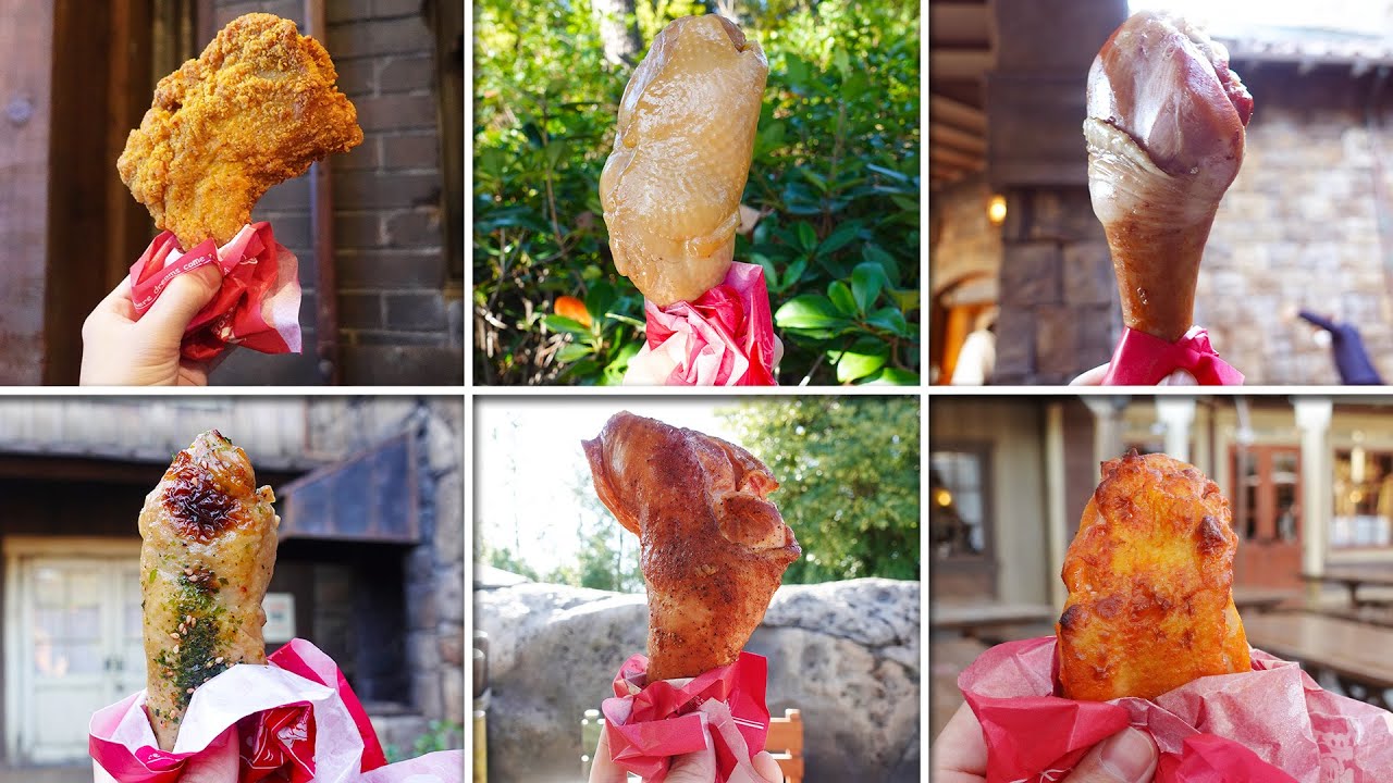 ディズニーの絶品チキン達をまとめて実食 シーとランドで食べられるチキン 東京ディズニーリゾート Youtube