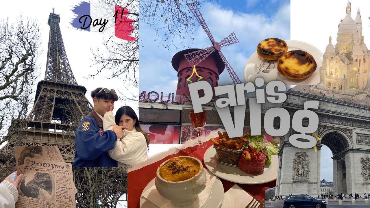 🇫🇷巴黎必吃奶黃葡撻！| 蒙馬特街頭肖像畫| Custard tart | Montmarte Portrait!|