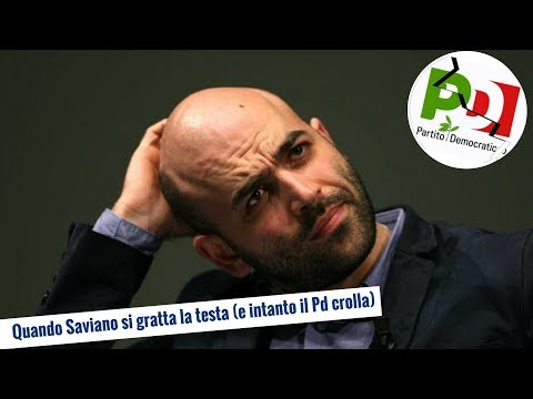 Quando Saviano si gratta la testa (e intanto il Pd crolla) 25 giu 2018