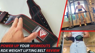 700LB RDX Weight Lifting Belt for Powerlifting, Squat Deadlift  IPL USPA Approved, Leather 6mm