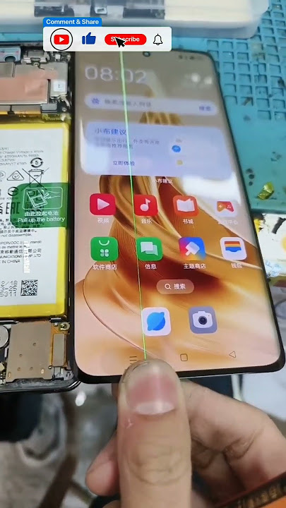 GREEN LINE PROBLEM FIX WITHOUT CHANGE DISPLAY #smartphone #shorts  #deadmobilesolution #repair