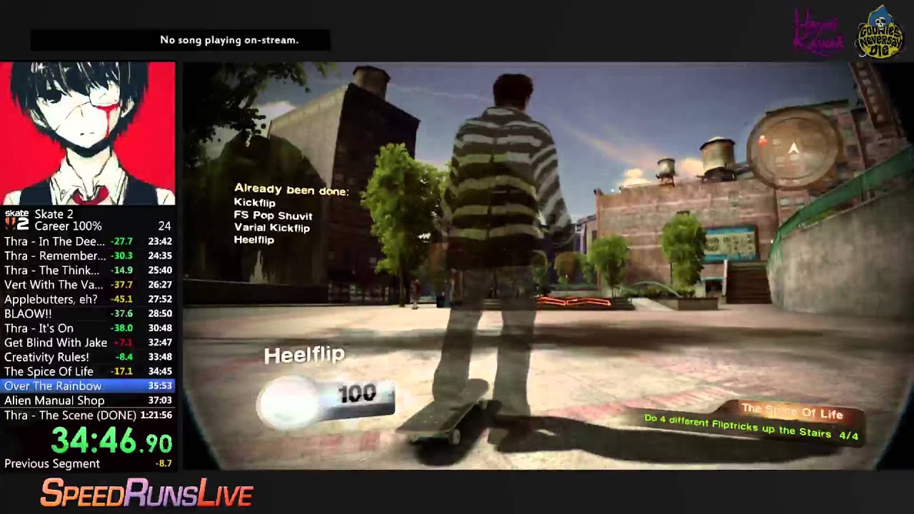 Skate 2 - Career 100% (