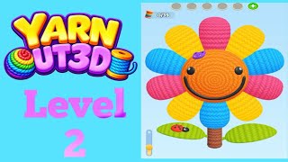 Yarn Out 3D Level 2 walkthrough solution