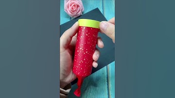 DIY Eco-Friendly “Fireworks”️ | DIY Confetti Poppers | How to Make a Party Popper 🎉️🎉