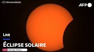 🔴 LIVE - L'éclipse solaire vue d'Europe