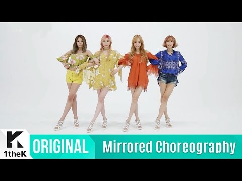 [Mirrored] MELODYDAY(멜로디데이)_Color Choreography(깔로 거울모드 안무영상)_1theK Dance Cover Contest