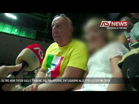 OLTRE 1500 TIFOSI SULLE TRIBUNE DEL PALAVERDE, ENTUSIASMO ALLE STELLE | 23/08/2024
