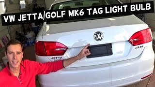 mk4 jetta license plate light