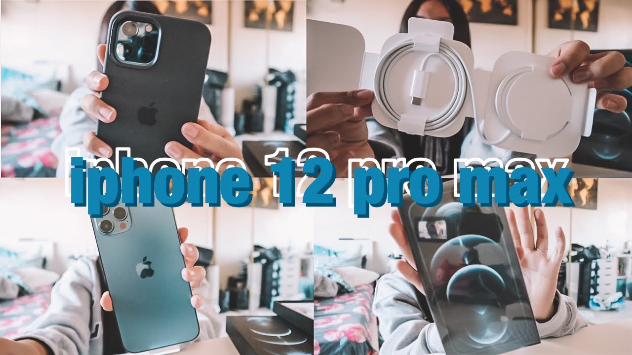 PACIFIC BLUE IPHONE 12 PRO MAX UNBOXING